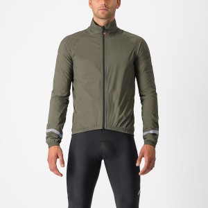 Proteccion Castelli EMERGENCY 2 RAIN Hombre Verde | VWYFMJL-69