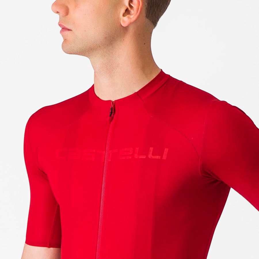 Camiseta Castelli PROLOGO LITE Hombre Rojas | UIWSGNE-53