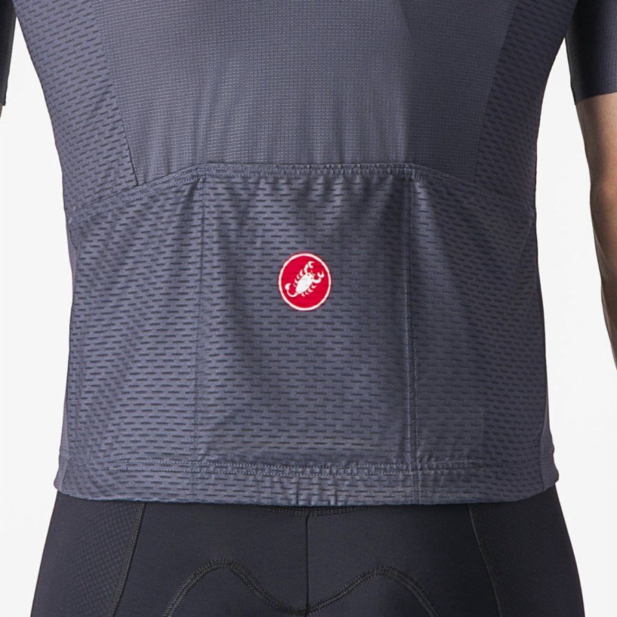 Camiseta Castelli TRADIZIONE Hombre Azules Gris Claro Azules | VTXRDSP-49
