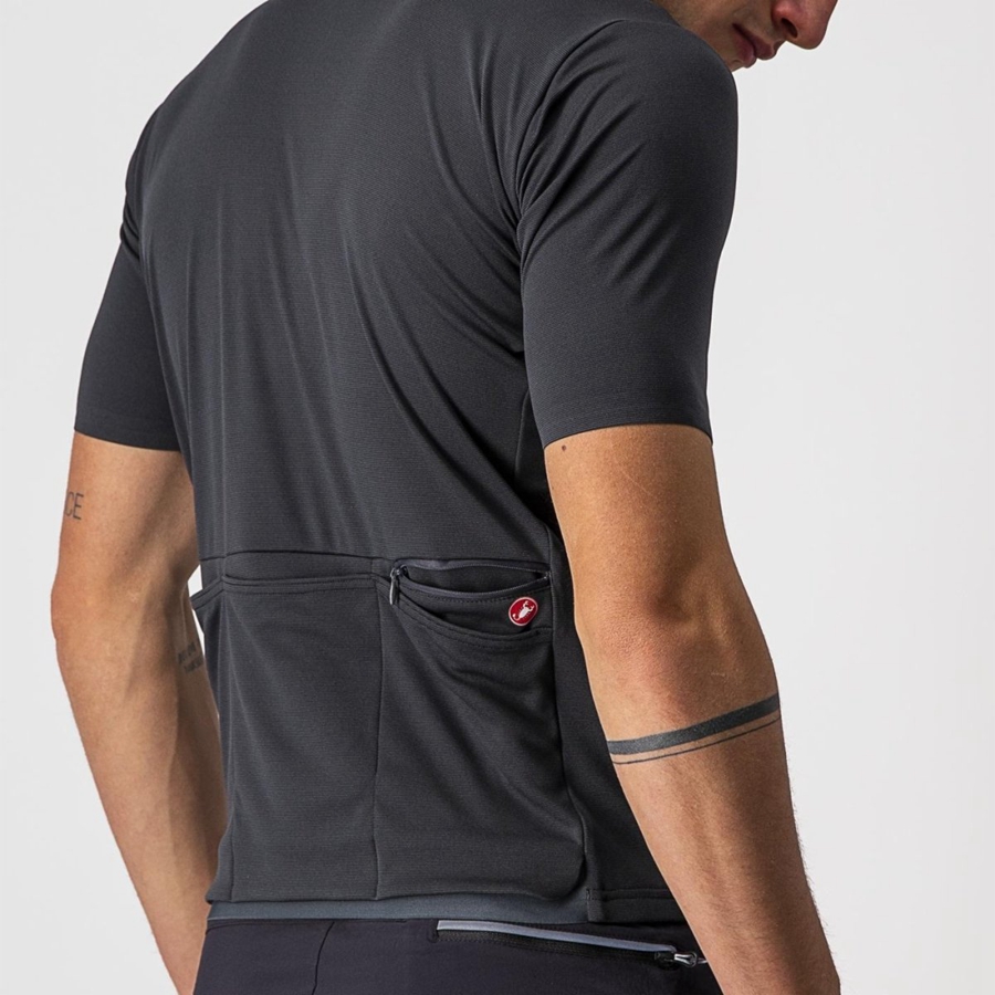 Camiseta Castelli UNLIMITED ALLROAD Hombre Gris Oscuro | LKHAWTY-26
