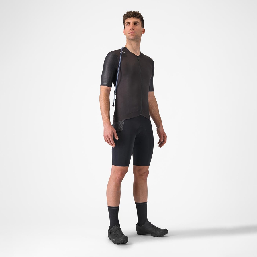 Camiseta Castelli UNLIMITED PRO Hombre Negras | CPXRAHU-03