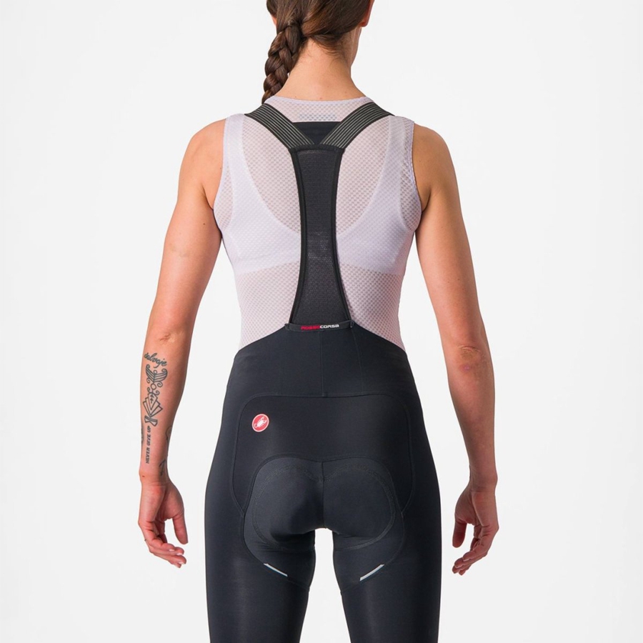 Capa Base Castelli PRO MESH W SLEEVELESS Mujer Moradas Blancas | FHQDCSL-52
