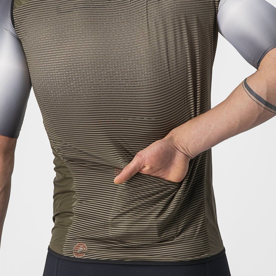 Chaleco Castelli ARIA Hombre Marrones | QBAFCUG-70