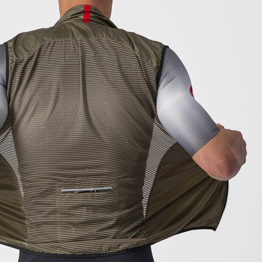 Chaleco Castelli ARIA Hombre Marrones | QBAFCUG-70