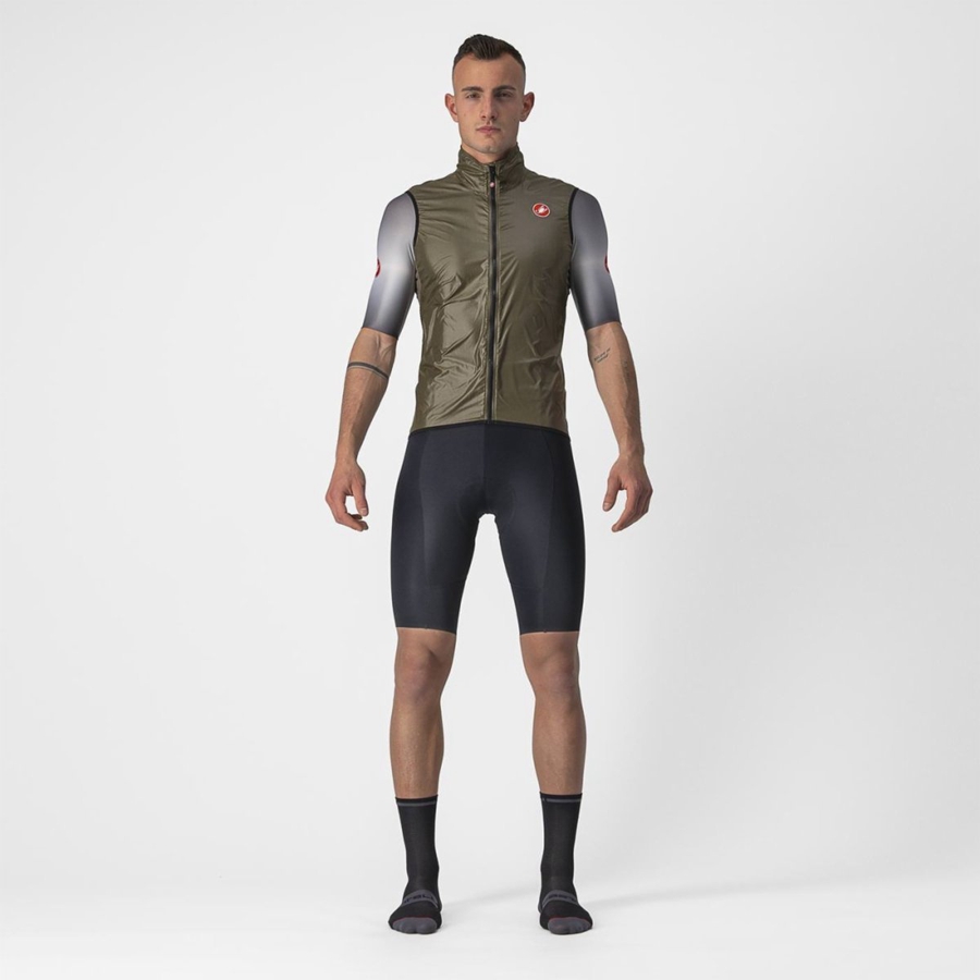 Chaleco Castelli ARIA Hombre Marrones | QBAFCUG-70