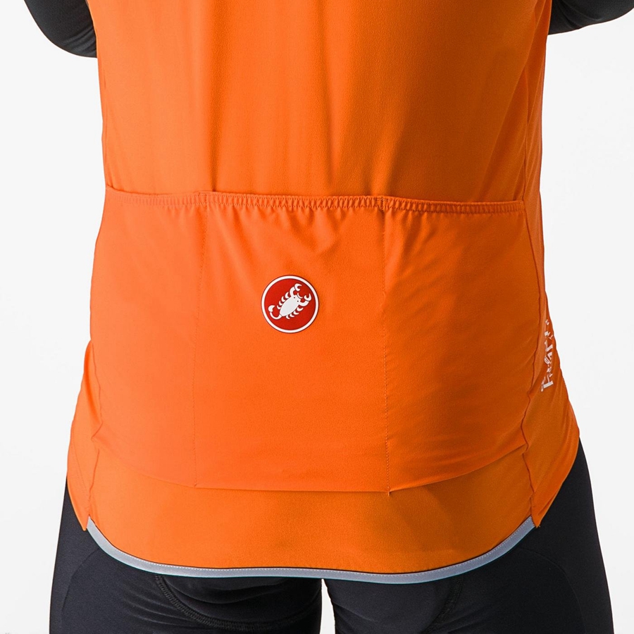 Chaleco Castelli PERFETTO RoS 2 Hombre Rojas Naranjas | PQIRTYZ-81