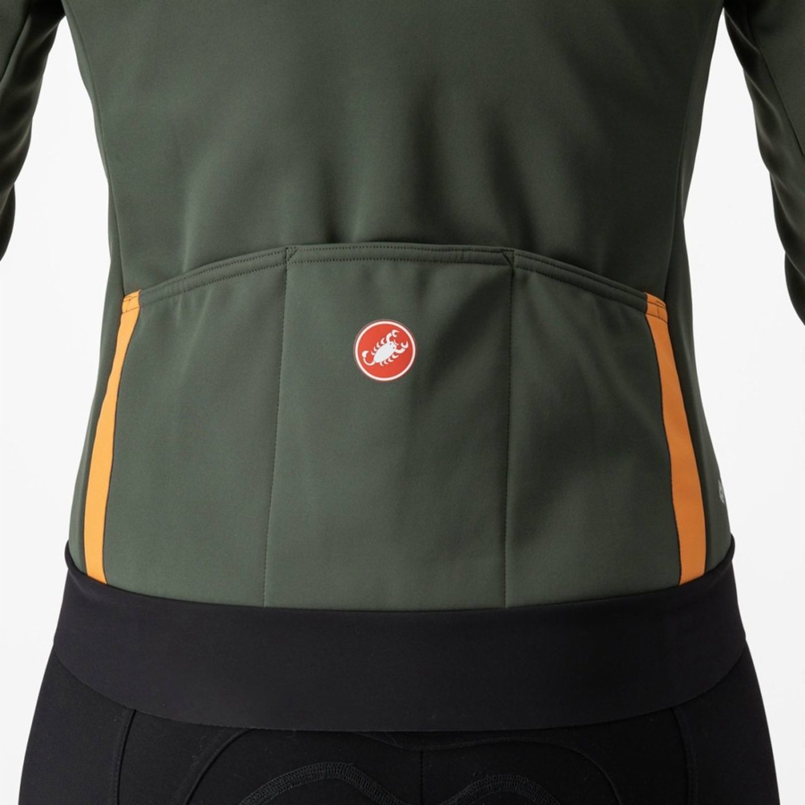Chaquetas Castelli DINAMICA 2 Mujer Verde | XRQSCOK-75