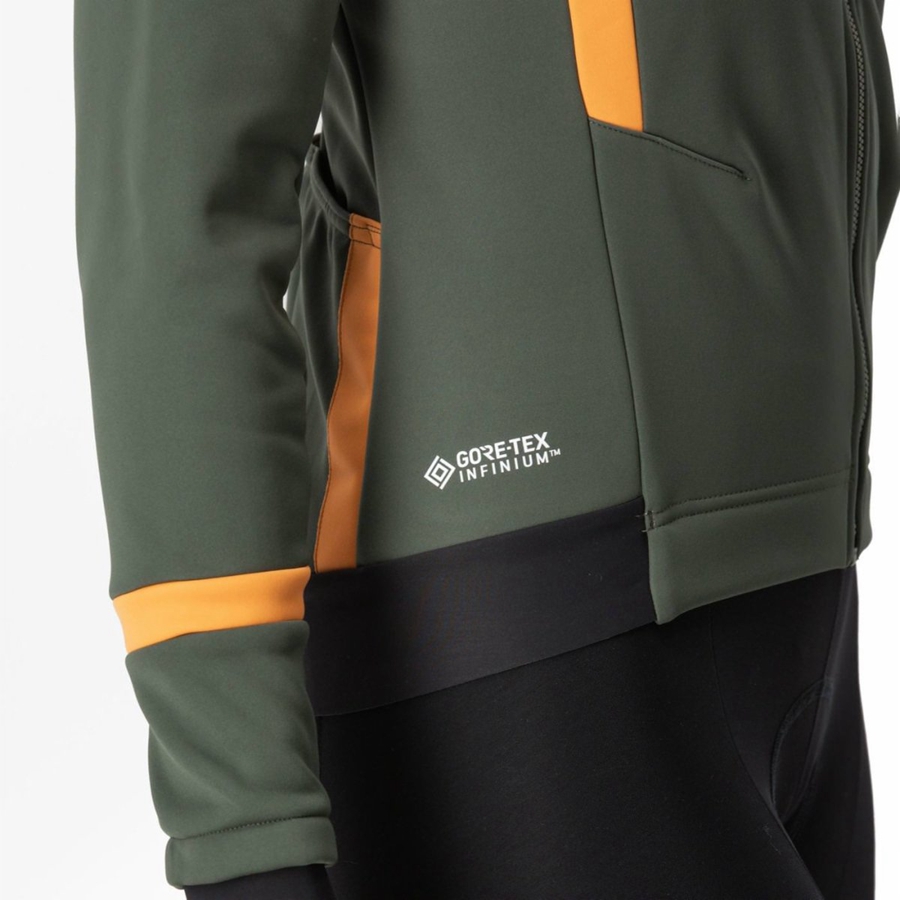 Chaquetas Castelli DINAMICA 2 Mujer Verde | XRQSCOK-75