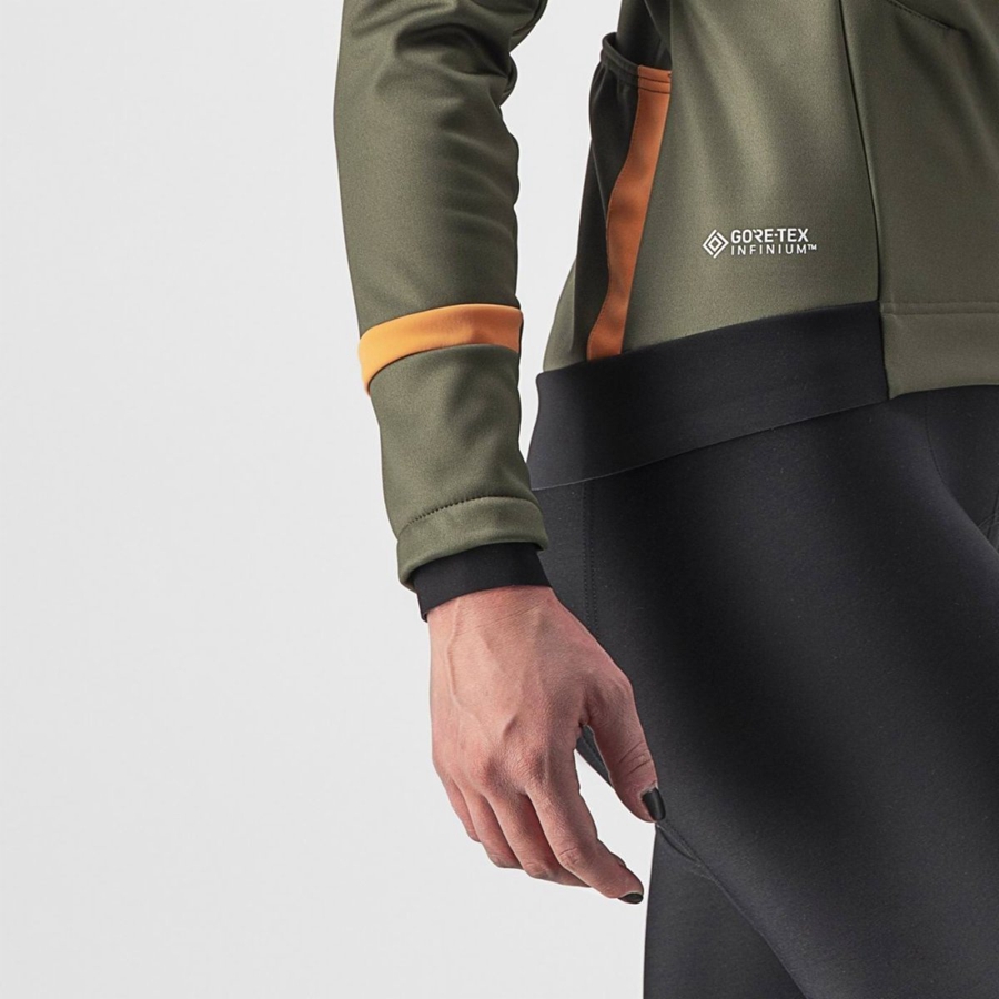 Chaquetas Castelli DINAMICA 2 Mujer Verde | XRQSCOK-75
