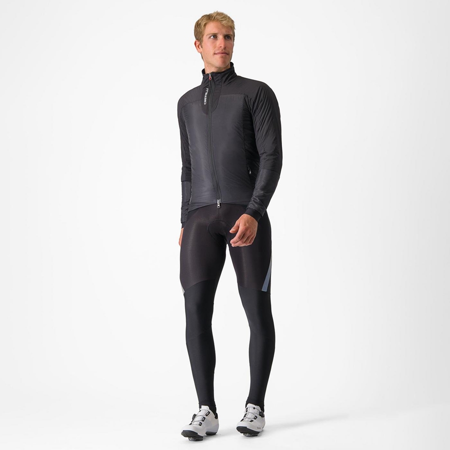 Chaquetas Castelli FLY THERMAL Hombre Negras | QSTDULY-23
