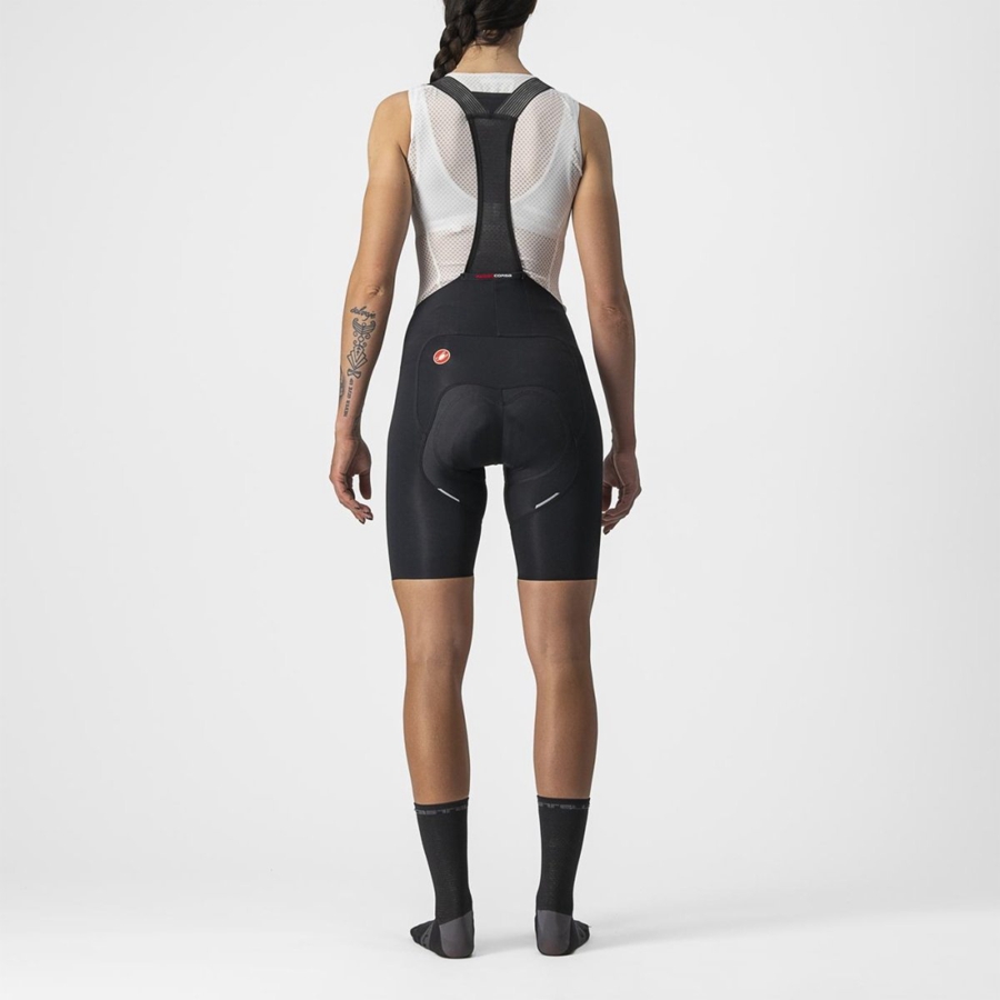 Culottes Con Tirantes Castelli FREE AERO RC W Mujer Negras | HZQKNSX-98