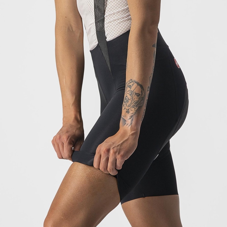 Culottes Con Tirantes Castelli FREE AERO RC W Mujer Negras | HZQKNSX-98