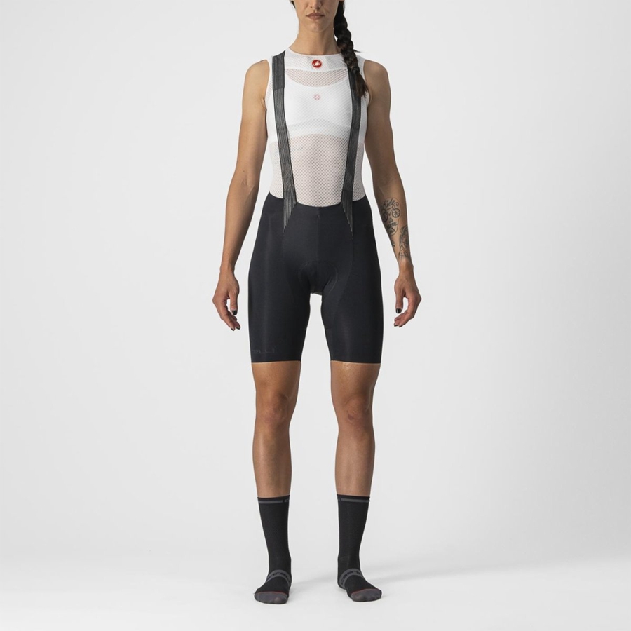 Culottes Con Tirantes Castelli FREE AERO RC W Mujer Negras | HZQKNSX-98