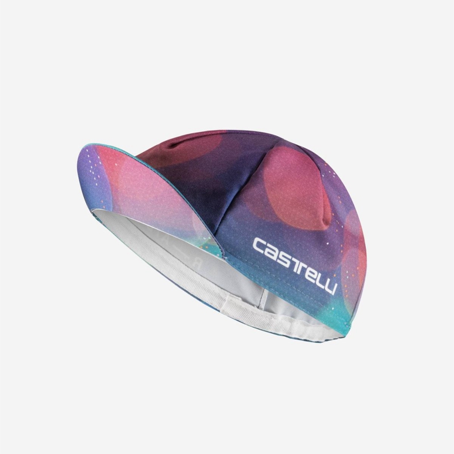 Gorra Castelli R-A/D Hombre Multicolor Moradas | RSXGKOQ-93