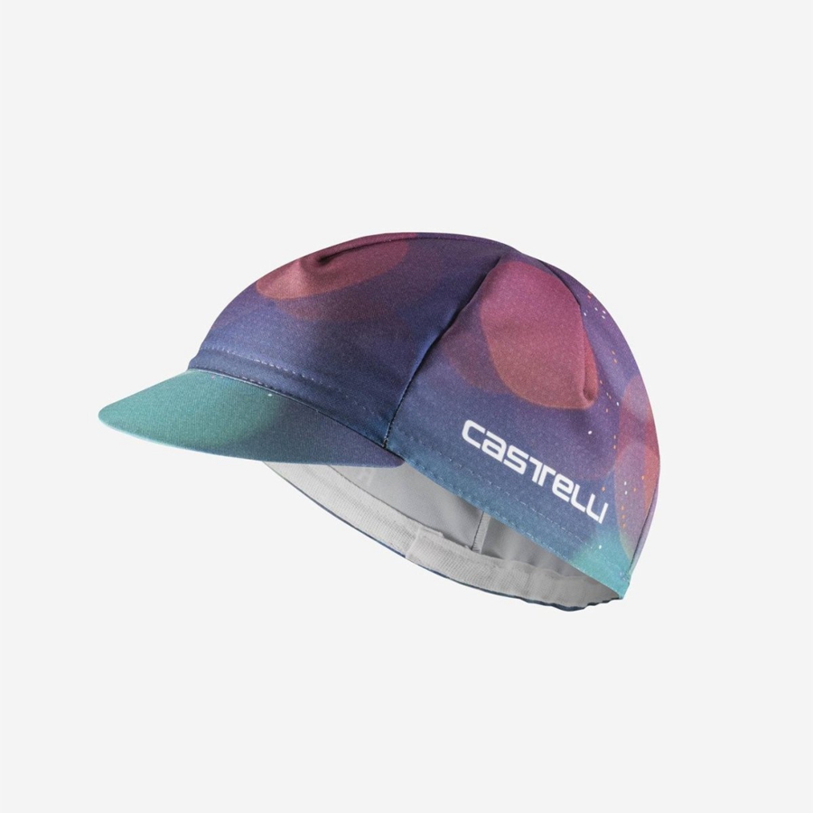 Gorra Castelli R-A/D Hombre Multicolor Moradas | RSXGKOQ-93
