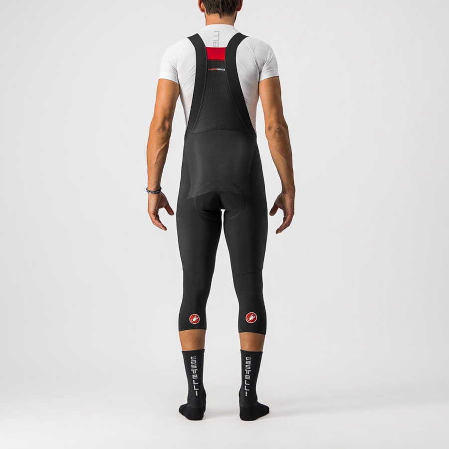 Leggins Castelli SORPASSO RoS BIB KNICKER Hombre Negras | GQAHLNC-80
