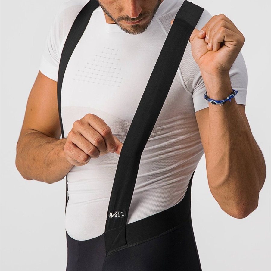Leggins Castelli SORPASSO RoS BIB KNICKER Hombre Negras | GQAHLNC-80