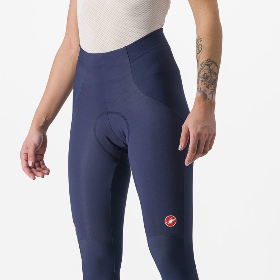 Leggins Castelli SORPASSO RoS W Mujer Azules Plateadas | BPILGVX-96