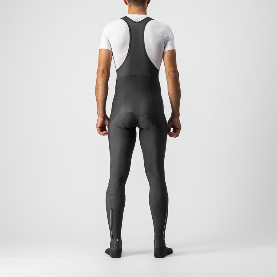 Medias Con Tirantes Castelli ENTRATA Hombre Negras | VKAYPOH-72