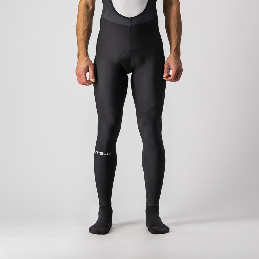 Medias Con Tirantes Castelli ENTRATA Hombre Negras | VKAYPOH-72