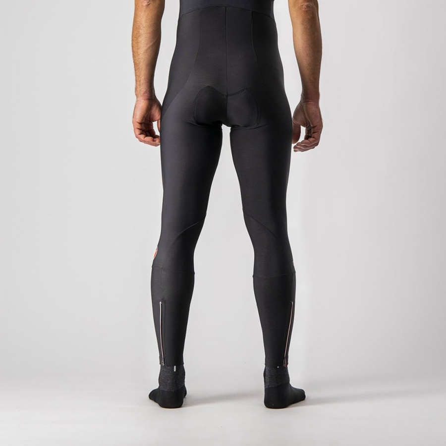 Medias Con Tirantes Castelli ENTRATA Hombre Negras | VKAYPOH-72