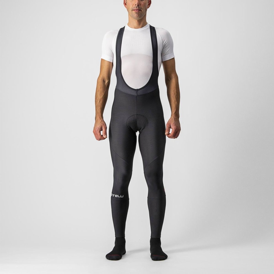 Medias Con Tirantes Castelli ENTRATA Hombre Negras | VKAYPOH-72