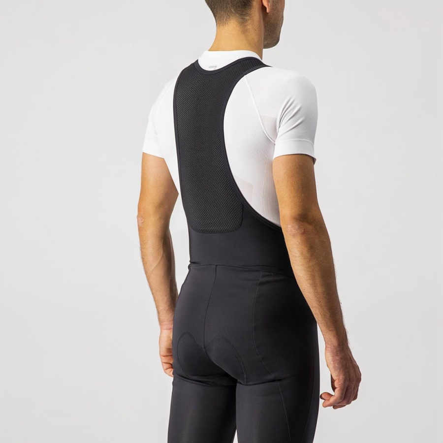 Medias Con Tirantes Castelli ENTRATA WIND Hombre Negras | QYFKAME-14