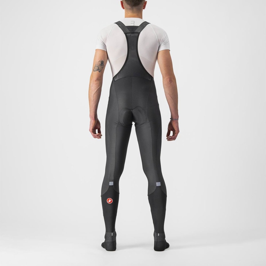 Medias Con Tirantes Castelli SEMIFREDDO Hombre Negras | QNPCZEY-13