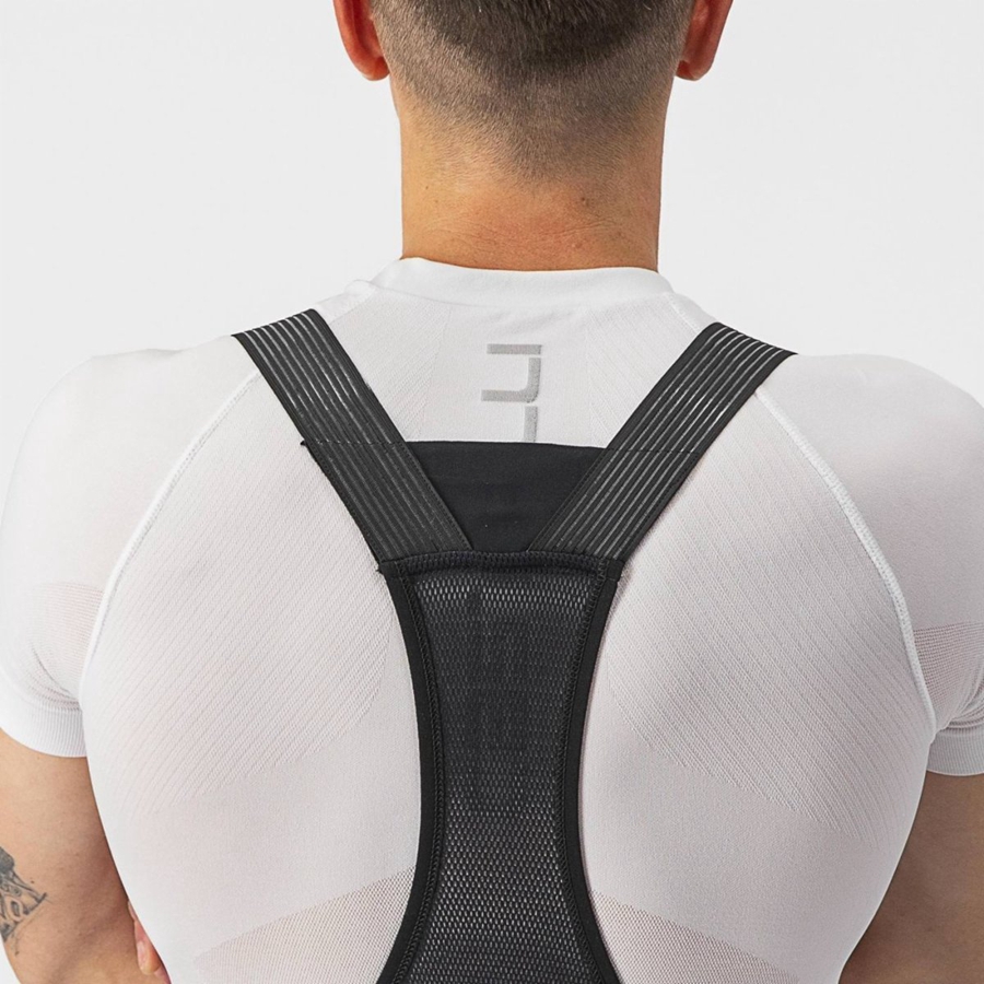 Medias Con Tirantes Castelli SEMIFREDDO Hombre Negras | QNPCZEY-13