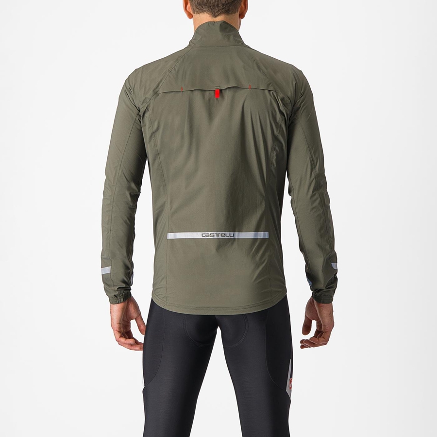 Proteccion Castelli EMERGENCY 2 RAIN Hombre Verde | VWYFMJL-69