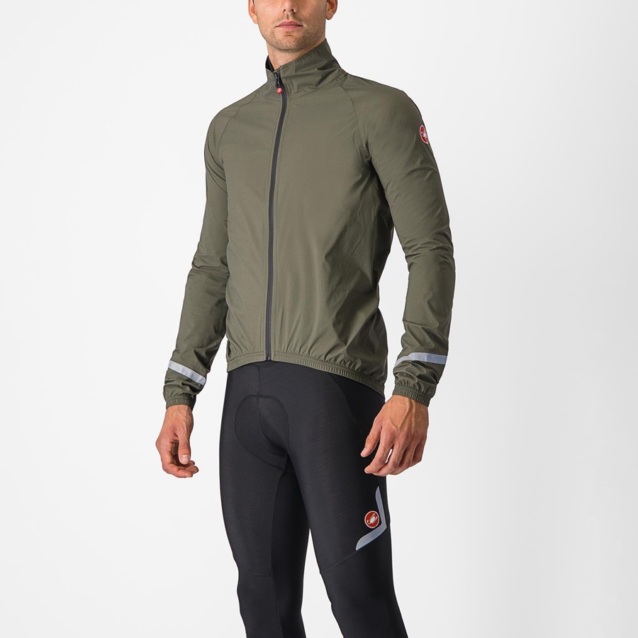 Proteccion Castelli EMERGENCY 2 RAIN Hombre Verde | VWYFMJL-69