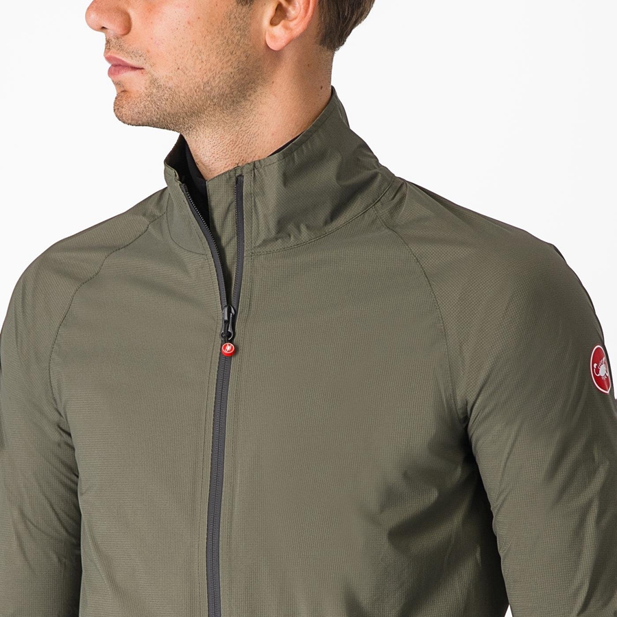 Proteccion Castelli EMERGENCY 2 RAIN Hombre Verde | VWYFMJL-69