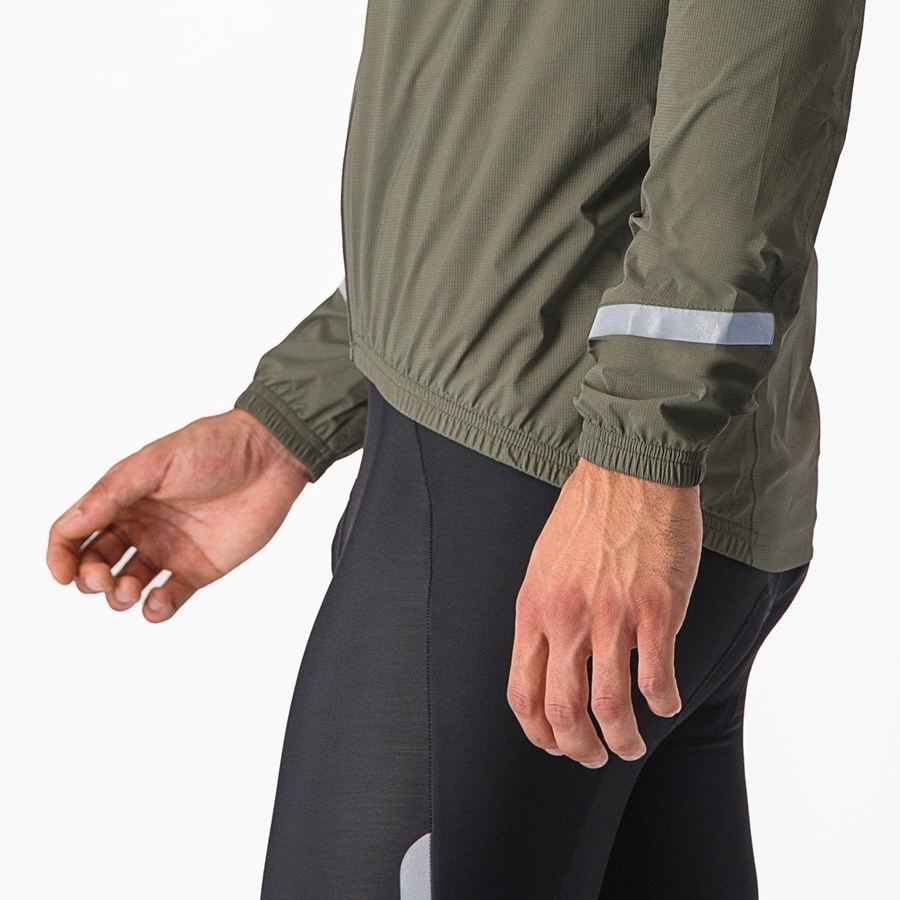 Proteccion Castelli EMERGENCY 2 RAIN Hombre Verde | VWYFMJL-69