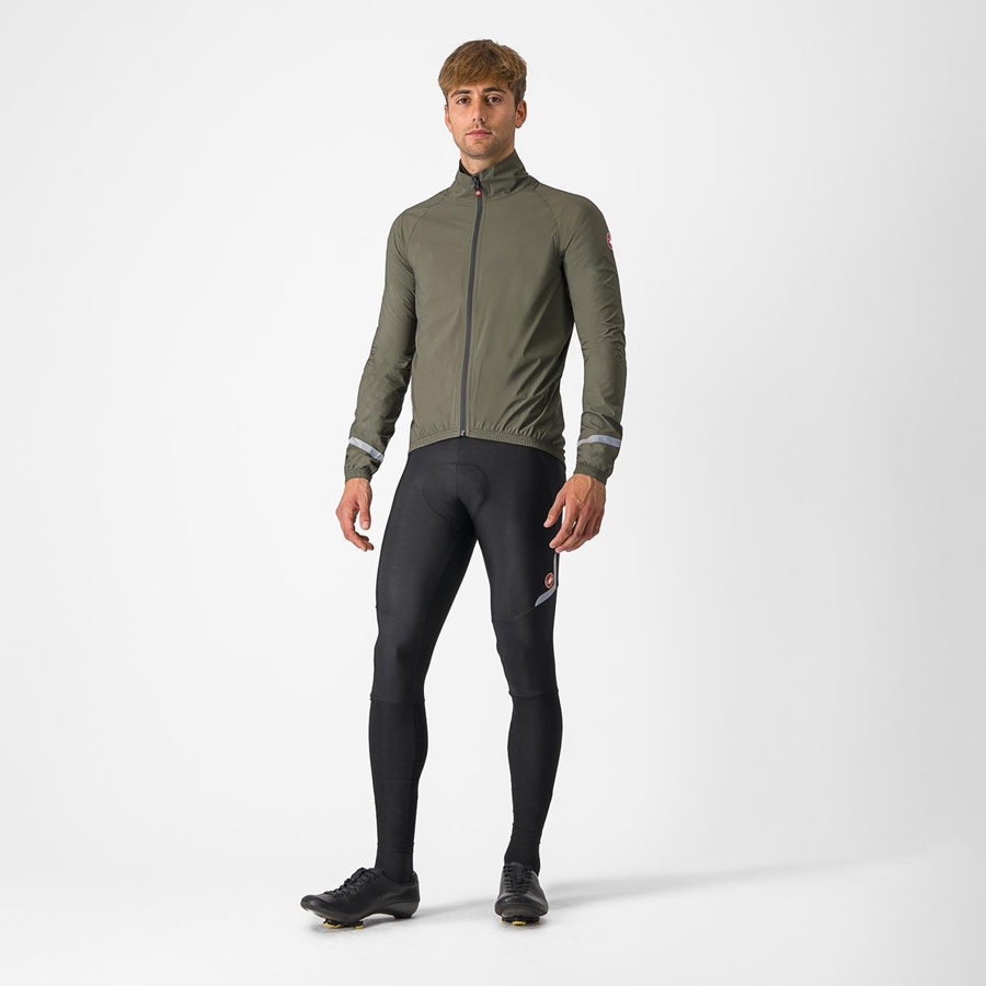 Proteccion Castelli EMERGENCY 2 RAIN Hombre Verde | VWYFMJL-69