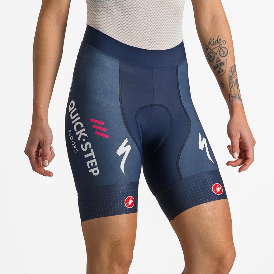Short Castelli COMPETIZIONE W Mujer Azules Blancas | FAUGEQB-74