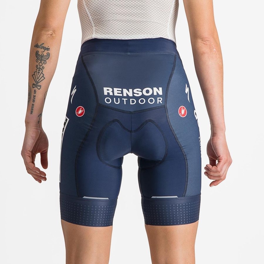 Short Castelli COMPETIZIONE W Mujer Azules Blancas | FAUGEQB-74