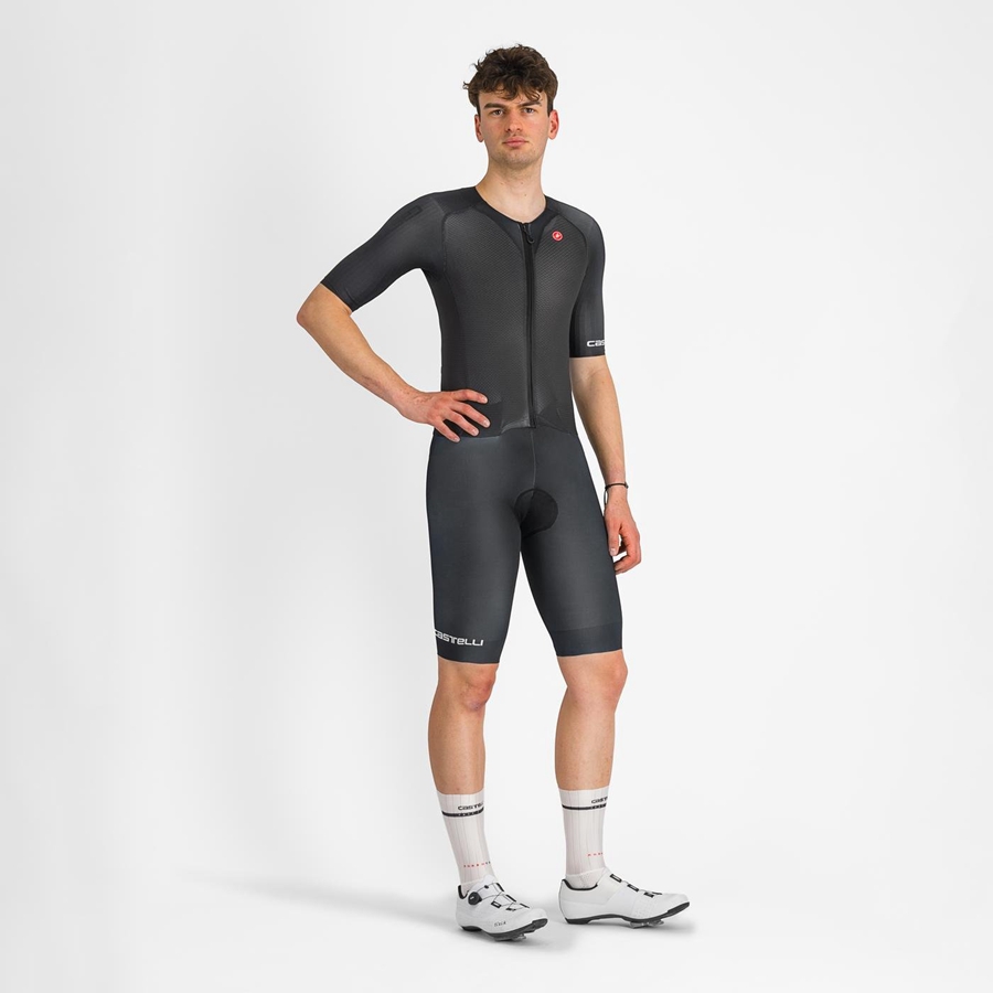 Traje De Velocidad Castelli SANREMO BTW Hombre Negras | LCARETY-21