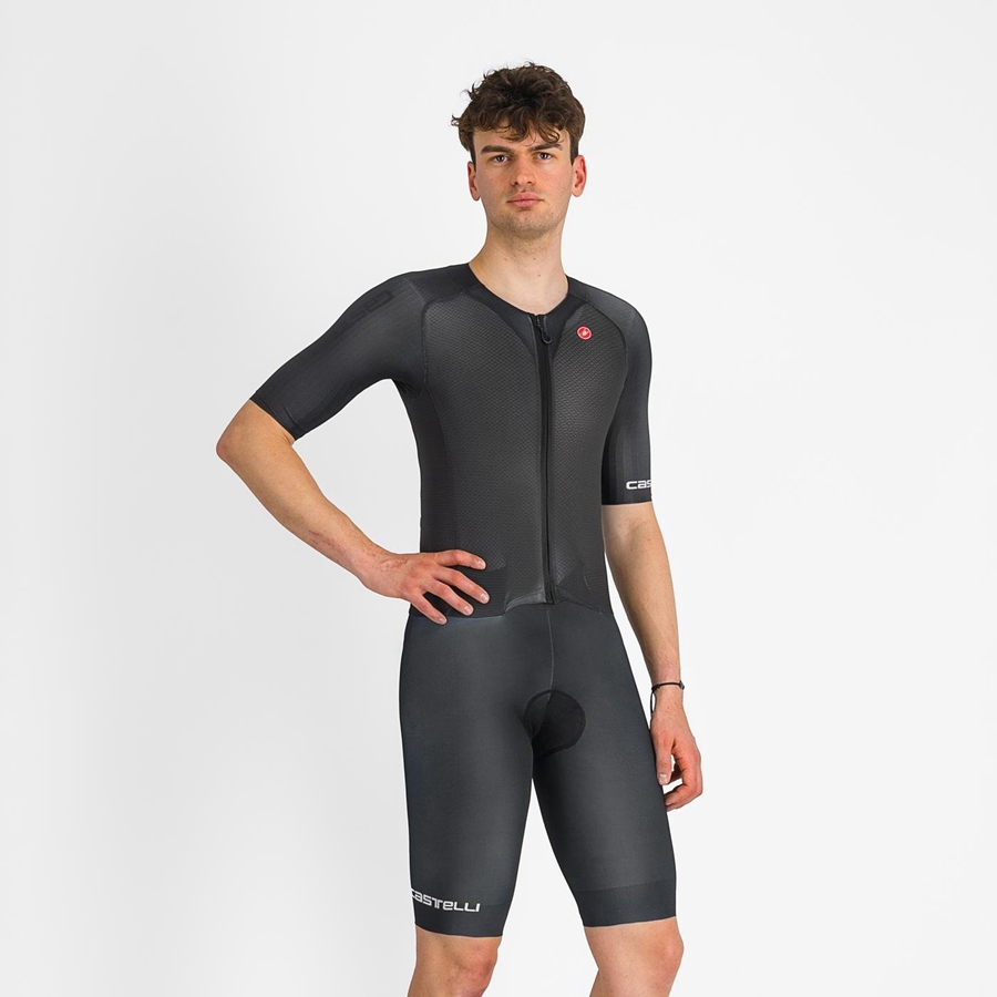 Traje De Velocidad Castelli SANREMO BTW Hombre Negras | LCARETY-21