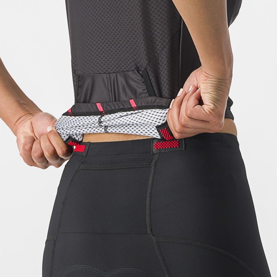 Trajes Castelli FREE SPEED 2 W RACE TOP Mujer Negras | MNLJKAC-73