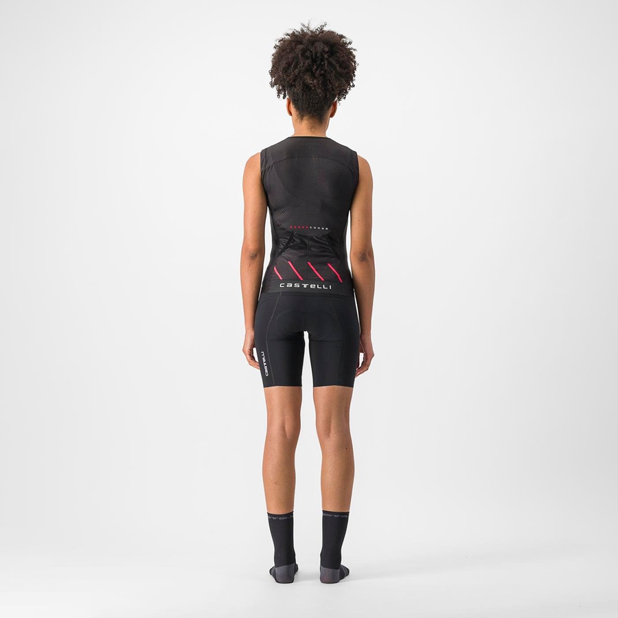 Trajes Castelli RIDE-RUN W Mujer Negras | NALTPFD-84